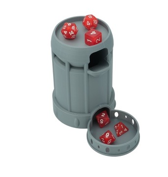 Футуристическая башня для игральных костей - Dice Tower Silver