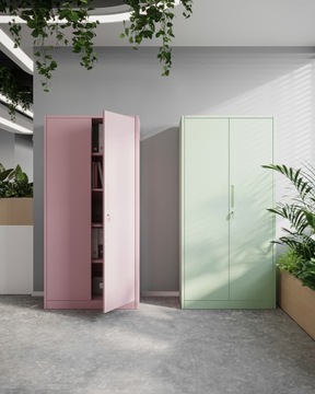 Металлический офисный шкаф GDPR JAN NOWAK JAN 185 Fresh Style пастельно-зеленый