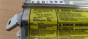 MITSUBISHI GALANT ULOŽENÍ SPOLUJEZDCE AIRBAG KONZOLA