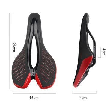 Велосипедное седло с задним фонарем, мягкое.