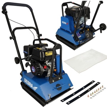 ZAGĘSZCZARKA GRUNTU DEDRA spalinowa 4,1kW 196cm³ LONCIN 2 Koła Mata 88kg