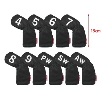 .9 комплектов чехлов на голову для гольфа /