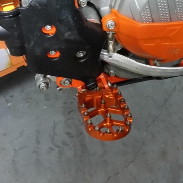 МОТОЦИКЛ ПОДНОЖКИ КОЛЫШКИ КОМПЛЕКТ KTM EXC SX F XS XC HUSQVARNA ОРАНЖЕВЫЙ