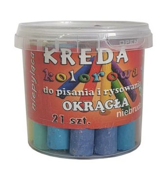 Kreda do rysowania na ulicy chodniku 21szt