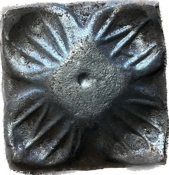Maskownica płytka kuta stalowa 60x60 mm