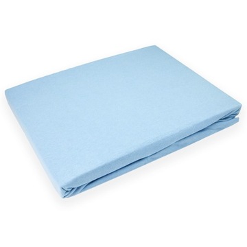 Prześcieradło nieprzemakalne 60x120cm JERSEY niebi