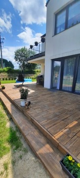 Drewno betonowe - deska 100