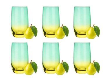 KPL 6 x SZKLANKA WYSOKA 320 ml NA LATO