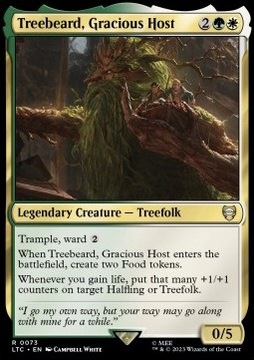 Karta Magic: The Gathering Treebeard, Gracious Host Wizards Of The Coast