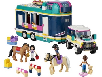 LEGO FRIENDS 41722 ВЫСТАВОЧНЫЙ ПРИЦЕП С ЛОШАДЬЮ 8+