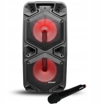 POWER AUDIO GŁOŚNIK PRZENOŚNY KOLUMNA MOBILNA BT KARAOKE PRIME3 APA20