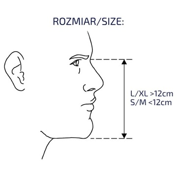 Полнолицевая складная маска для дайвинга L/XL
