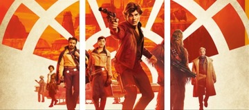 3x OBRAZ NA ŚCIANĘ SOLO A Star Wars Story 50x70
