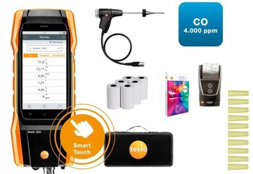 Analizator spalin testo 300 zestaw drukarką