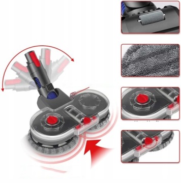 ЭЛЕКТРИЧЕСКАЯ ШВАБРА ДЛЯ ПЫЛЕСОСА DYSON V7 V8 V10 V11