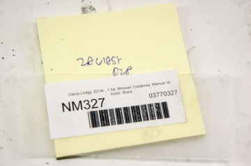 NM327 DACIA LODGY PANTY DVEŘE LEVÝ PŘEDNÍ KPL