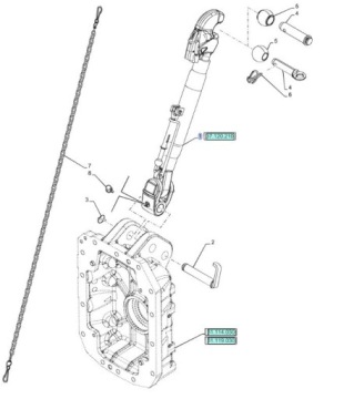 Центральный разъем New Holland T7000 CASE 47779820