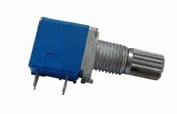 POTENCJOMETR z WŁĄCZNIKIEM Lin B 2x100k Ohm