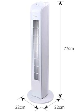 Вентилятор колонный Aigostar 330100QRV, белый