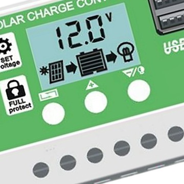 Kontroler ładowania słonecznego 12 V 24 V bateria
