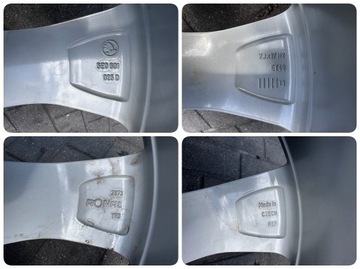 4× DISK HLINÍK AUDI OE 7.0" X 17" 5X112 ET 49