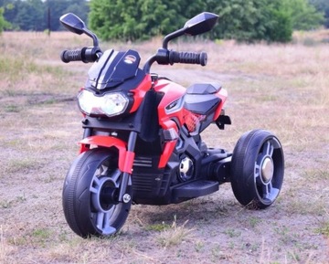 Скоростной детский мотоцикл на аккумуляторе с дистанционным управлением.