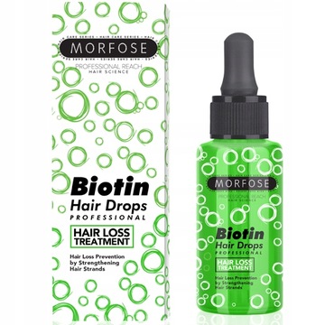 MORFOSE BIOTIN HAIR DROPS SERUM WZMACNIAJĄCE PRZECIW WYPADANIU WŁOSÓW 100ML