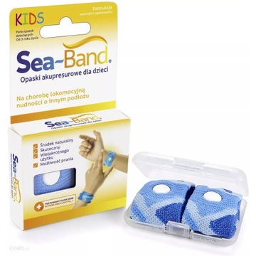 SEABAND Opaski akupresurowe dla dzieci 2 szt. nieb
