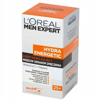Loreal Men Expert Hydra Energetic Увлажняющий крем против признаков усталости