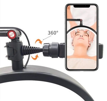 Andoer HD-M2X 20W Half Moon LED видеоторшер, черный