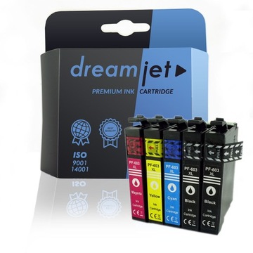 5x Tusz do EPSON 603XL komplet XP2100 3100 2105