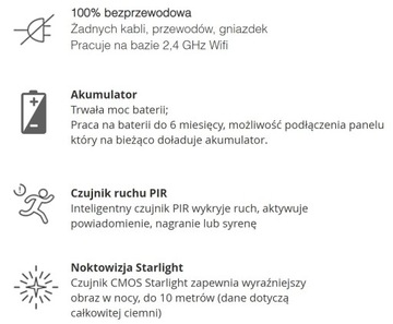 Перезаряжаемая камера FULL HD Reolink Argus Eco
