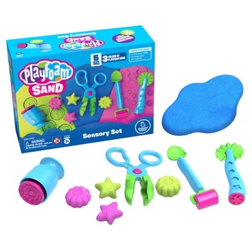 Piasek sensoryczny zestaw Playfoam piasek kinetyczny Learning Resources