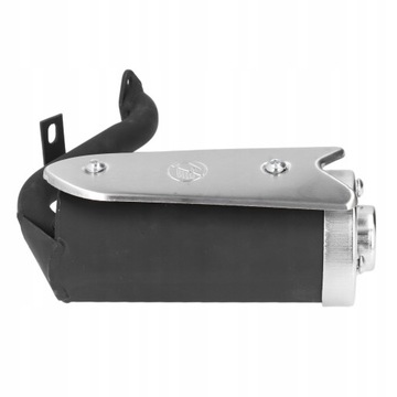 Выхлопная труба из сплава металла для скутера объемом 43 куб.см.