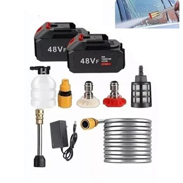 МОЩНАЯ АККУМУЛЯТОРНАЯ МОЕЧНАЯ ПИСТОЛЕТ ДОМАШНЕГО НАБОРА