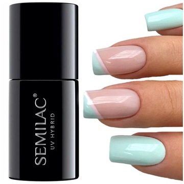 SEMILAC 387 Mint Refresh Lakier Hybrydowy 7ml