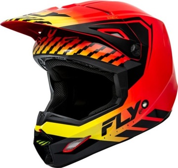 Kask off-road FLY RACING KINETIC MENACE Czerwony r. XS