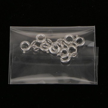 4x10 Серебряные пружинные кольца 925 пробы 5 мм