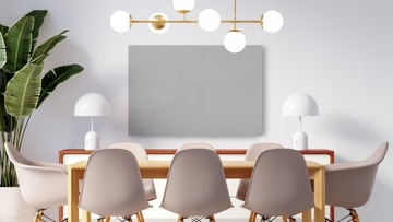 Магнитная стеклянная доска, СЕРАЯ, 60х40 см.