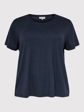 ONLY Carmakoma T-Shirt Carmakoma 15198210 Granatowy Regular Fit