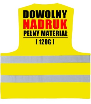 Светоотражающий жилет OHS с ПРИНТОМ, ТОЛСТАЯ XXL