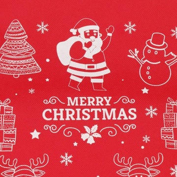 WOREK NA PREZENTY POD CHOINKĘ TORBA PREZENTOWA ŚWIĄTECZNA 36x24,5CM OZDOBNY