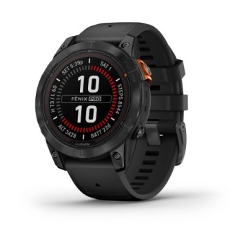 Умные часы Garmin Fenix ​​7 Pro с солнечной батареей, черные