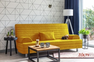 Чехол IKEA BEDDINGE, СТЕГАНЫЙ, желтые полосы