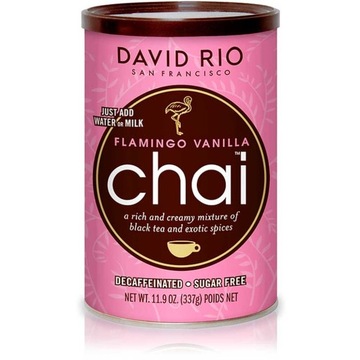 Herbata Chai instant w proszku napój David Rio | Flamingo Vanilla 337g