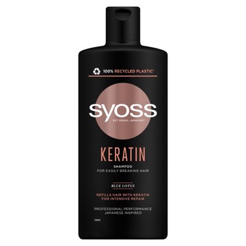 Szampon do włosów łamliwych Syoss Keratin 440 ml