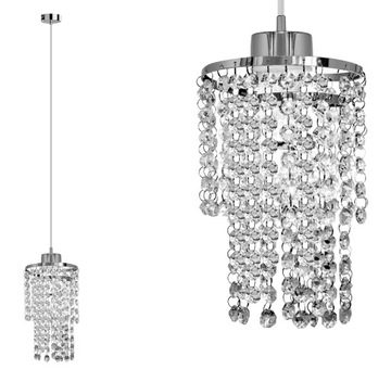 LAMPA WISZĄCA,PLAFON,LED,ŻYRANDOL KRYSZTAŁKI 1-115