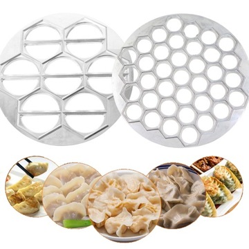 PIEROŻNICA FORMA DO USZEK PIEROGÓW METALOWA 25 CM 2SZT