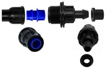 5x ZŁĄCZKA zacisk skręcana QJ Linia Fi20 x wpinka rury ZESTAW QUICK LOCK