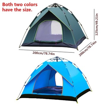 зеленый стиль Большая палатка Быстрая установка Палатка